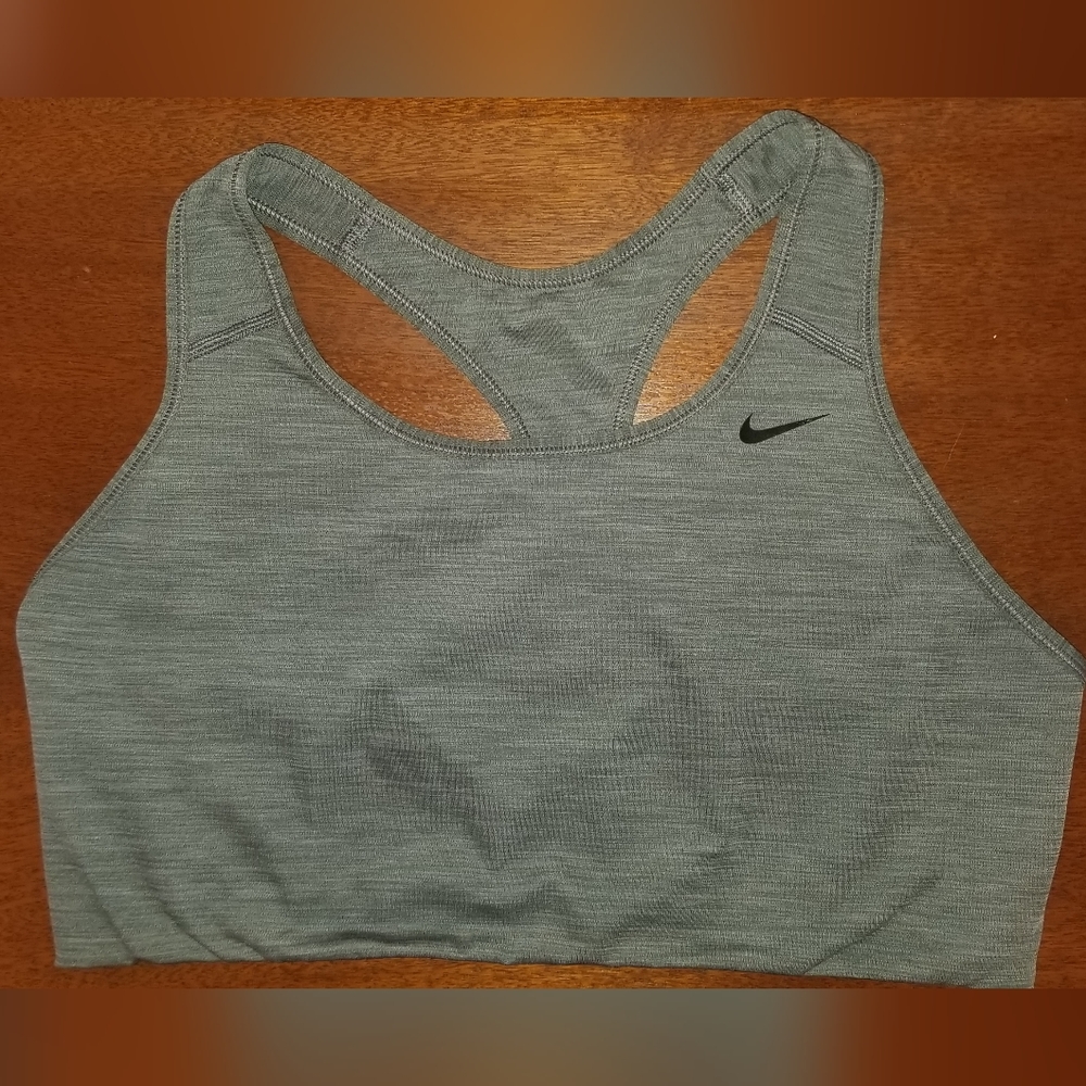 Womens Nike Pro Swoosh XXL Graphite Sports bra